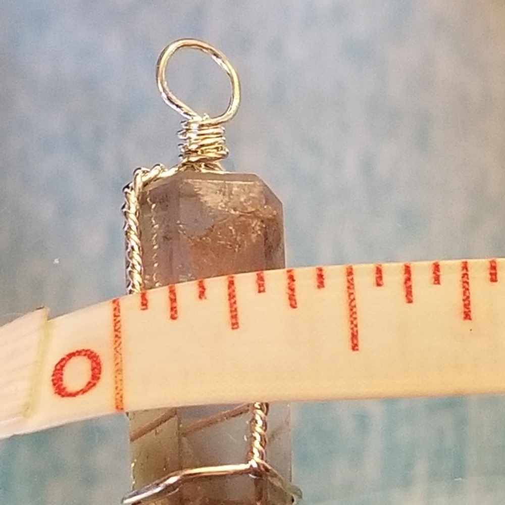 *HP* Handmade Amethyst Sterling Wire Pendant - Picture 4 of 8